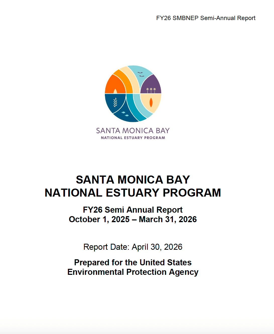 cover page of report displaying smbnep logo