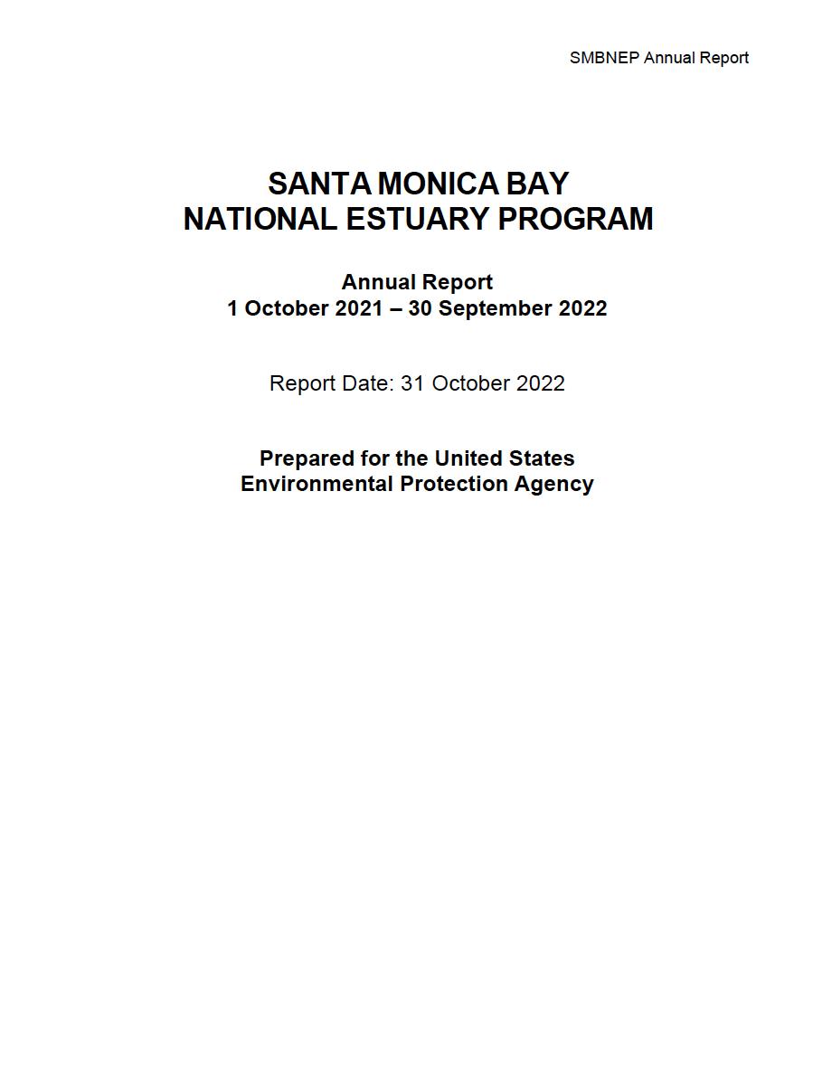 SMBNEP fy22 annual report cover page